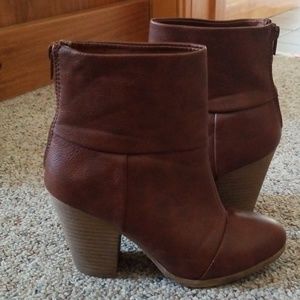 Brown booties